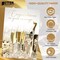 Better Office Products Wedding Congratulations Card W/Gold Shimmer Env, 5in. x 7in. Metallic Gold Foil, High Gloss, 1 Pc 64634 - alternate 2